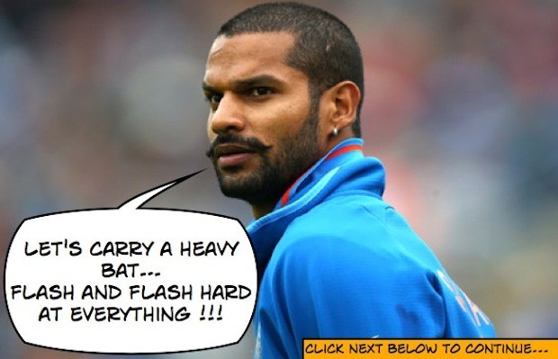 Dhawan's batting plan