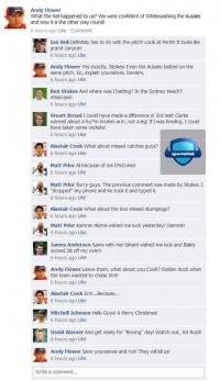 England Team after losing the Ashes :P